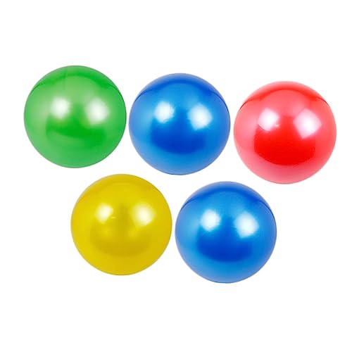 MOLUCKFU 5 Piezas Bola De Brillo Niños Jugando a La Pelota Bases para Kickball para Niños Pelota Que Rebota Kickball para Niños Pelota De Juego De Rebote Pelota De Pateador