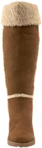 UNIONBAY Women's Cameron Knee-High Shearling Boot,Toast,7.5 M US | Image 1