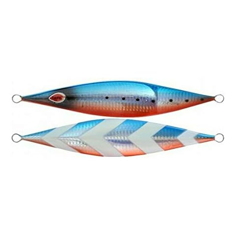 Tady Lures Slow Pitch Jigs Flutter Fall Saltwater Jigging (Blue Hologram, 150g) Cover
