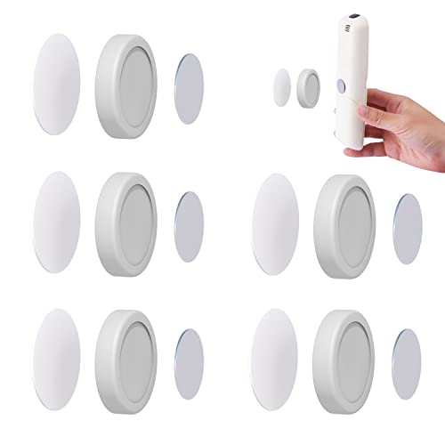 Adhesive Remote Control Holder, 6pcs Strong Magnetic Remote Control Holder Wall Mount TV Remote Holder for Wall Home Office Supply Storage
