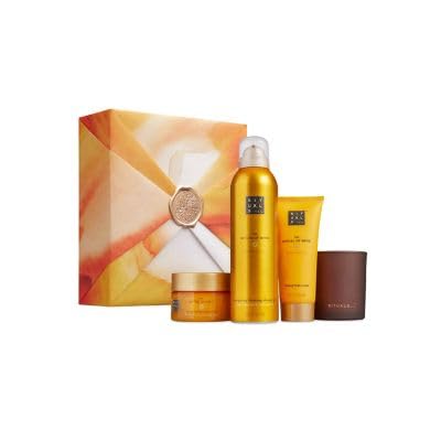 RITUALS Geschenkset The Ritual of Mehr, M – Geschenkbox mit 4 Produkten für die Körperpflege mit Süßorange und Zedernholz – Stimulierender Duft