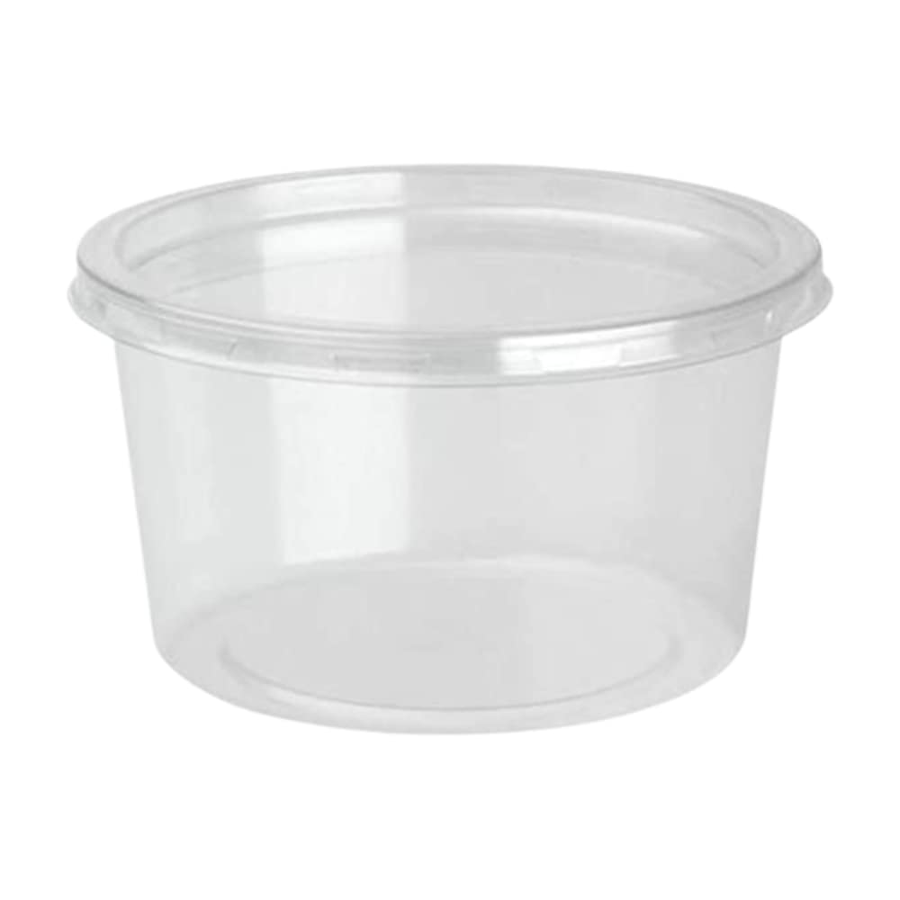 Chozha's Plastic Round Containers with lid for Food Storage 500ml