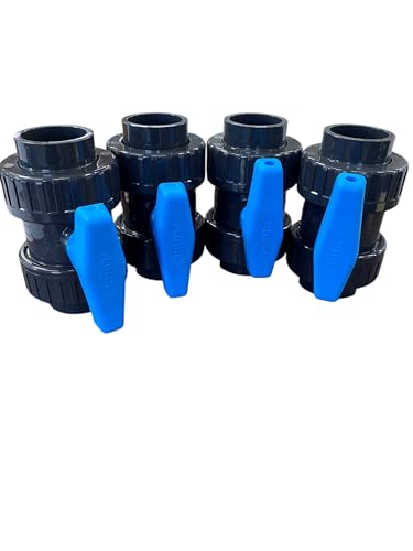 Générique Vanne PVC Pression diam 50 Lot de 4 pour Piscine