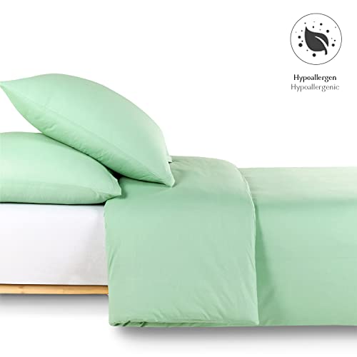 Juego de Cama Algodón Verde Alreya para Dormitorios Modernos 6