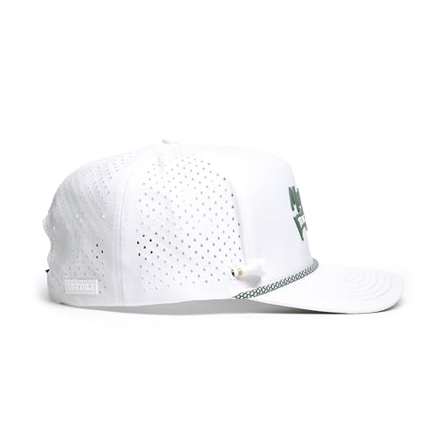 Image of BRIMZ Golf Performance Hat - Tee Holder & Magnetic Brim - Breathable Sweat & Water Resistant Golfing Snapback Cap