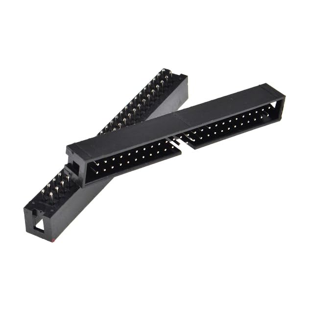 10pcs dc3-50p 2.54MM Pitch JTAG ISP Male Socket Straight IDC Box headers PCB Connector Double Row 2x25PIN DC3 50 PIN 50P Header