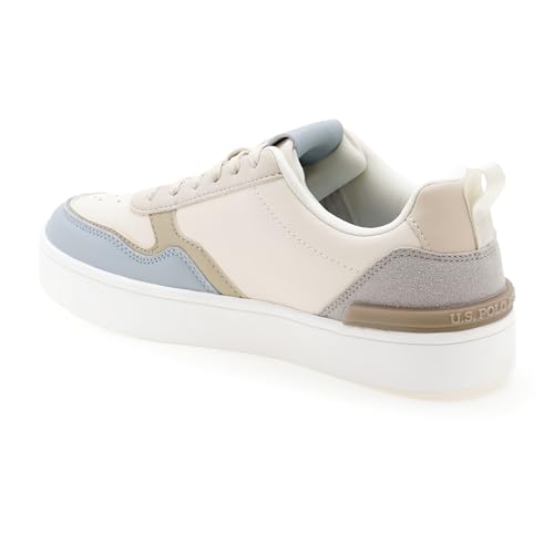 Image of U.S. Polo ASSN. Julia White Sneakers Shoes with Premium Upper