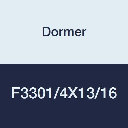 Dormer F3301/4X13/16 Round Adjustable Dies, Split Type, Bright, UNF1/4, High Speed Steel, Nominal D 6.35 mm, Diameter 13/16", Height 1/4"