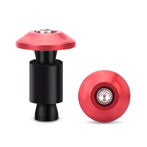 Extrémités poignées guidon Pour MSX 125 CB650R CB125R XADV X ADV 750 X11 ST1300 Embouts De Guidon De Moto Cache Poignée(ROUGE)