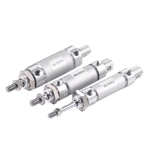 Mini cylindre pneumatique double effet MBL25 course 50mm avec fixation CA - 2