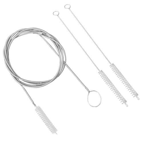 Peutier 3er Set Abflussbürsten Rohrreinigungsbürste