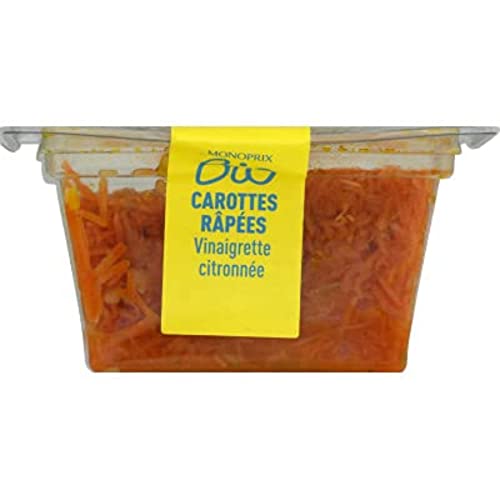 Monoprix Bio Carottes râpées vinaigrette citronnée bio - La barquette de 200 g