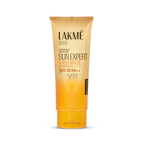 Lakme Sun Expert SPF 25 PA++ Super Matte Lotion Sunscreen, Lightw...