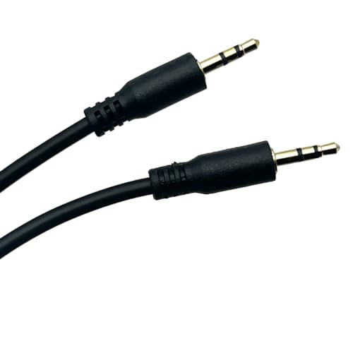 Cable de audio 2.5mm macho a macho 3.3ft 2 unidades miniatura 4