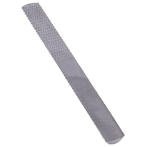 Marhynchus Lima de Escofina Plana de Acero Herramienta Versátil para Trabajar la Madera para Procesamiento de Madera y Metal Lima Semicircular 4 en 1 de 8 Pulgadas para Carpinteros y Entusiastas del