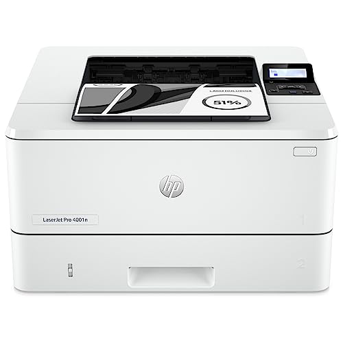HP Laserjet Pro 4001n ���m�N�����[�U�[�v�����^�[ ���o�C����� �z���C�g - �v�����g�̂� - 42ppm 1200 x 1200 dpi�A�蓮���ʈ�� 8.5 x 14�A�C�[�T�l�b�g ����USB