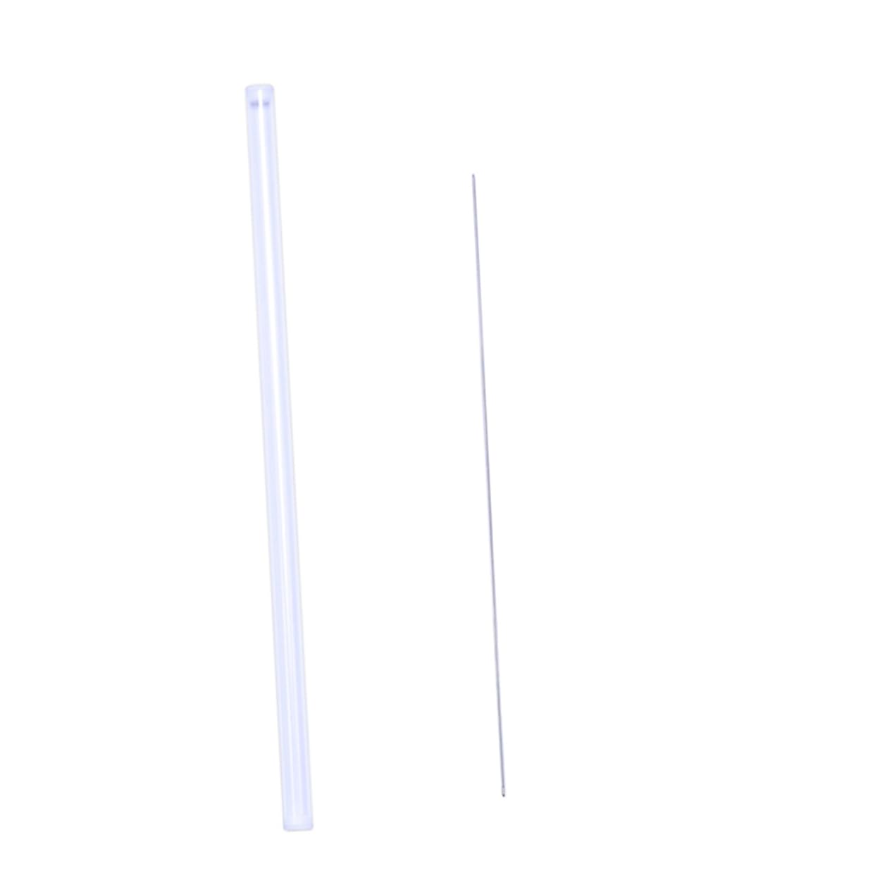 Tofficu 10pcs Beading Needles Thicker Sewing Needles for Embroidery Knitting Craft Projects