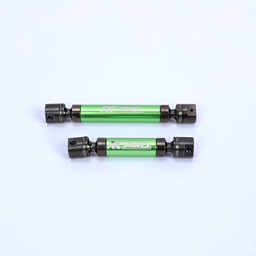 RCAWD for UTB18 Capra Slider Center Driveshafts Parts, 2.6-3 inch & 3.3-4.1 inch Rotorshafts Axles Upgrades #AXI212005, for Axial 1/18#AXI01002 Green