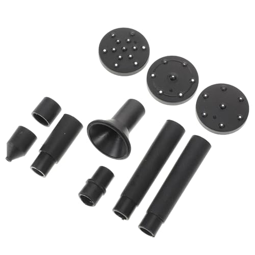 YARNOW 10 Stück Fontänendüse teichbrunnen teich springbrunnen Poolbrunnen Zubehör Solar-Poolpumpe Solarpumpe für Vogeltränke Wasser Gartenbedarf Zubehör für Solarbrunnen Plastik Black