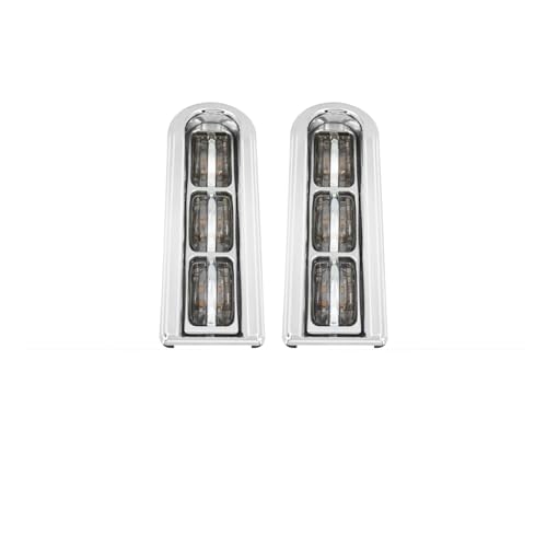 Indicateurs de moto LED avec insert de sacoche lumineux rouge pour Harley Electra