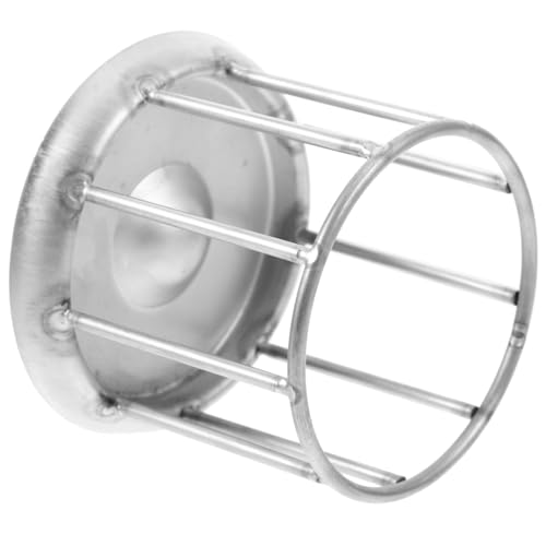 VANZACK ステンレス製 爬虫類用給餌皿 水容器兼用 カメ アゴヒゲトカゲ チンチラ対応 再利用可能な耐久ボウル 丸洗い可能 スムース表面 小動物用食事器具