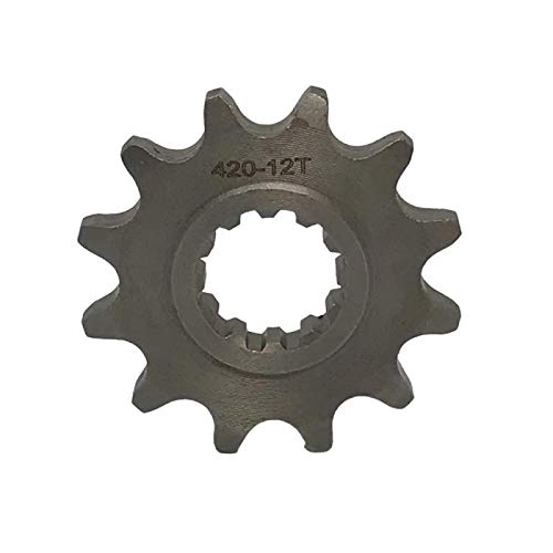 ASSA - Pignon Scooter Moto Standard - 12 Dents - en Acier Cover