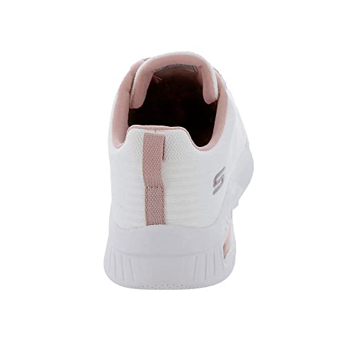 Skechers Femme Squad Air Basket, Tricot Blanc Cassé, 41 EU