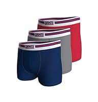 New York Giants 3pk Boxers - BLU/MGR/RED - XL
