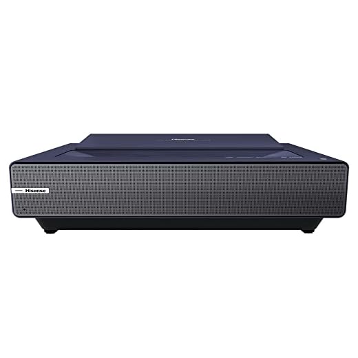 Hisense PX1 4K UHD Triple-Laser UST Ultra Short Throw Projector, 2000 Lumens, Android TV, HDR10, 30W (Stereo) Dolby Atmos, Dolby Vision, Built-in Alexa and Google Assistant