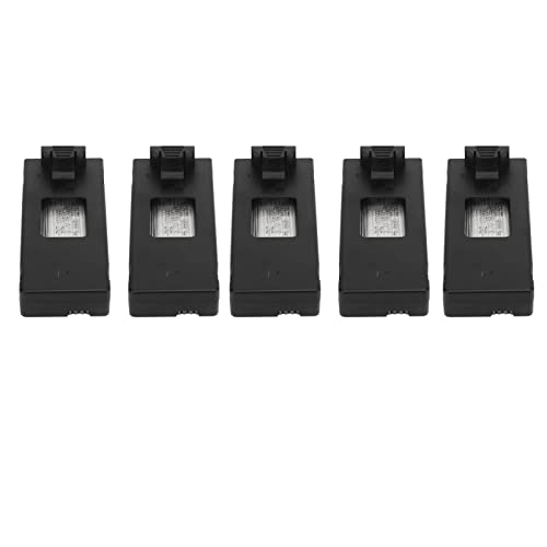 Dioche 112558 Bat5 Pezzi Batteria Al Litio per Droni 3,7 V 1800 MAh Batteria per Aereo Telecomandato...