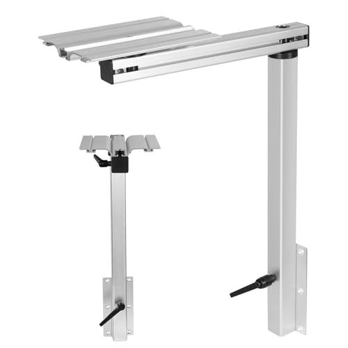 Lagun Standard RV Leg Table System Right Hand 360 Swivel Rotating Handle Design with Standard Bracket Easy to Install for Caravan Motorhome Yacht