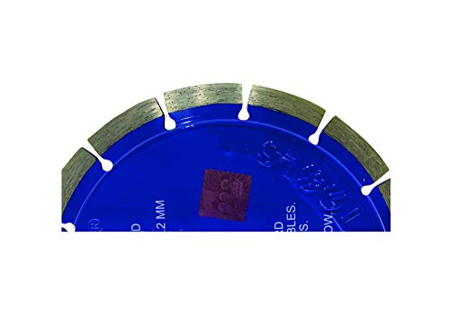 Image of Jon Bhandari Tools 8 inch Premium Segmented Diamond Cutting Blade for Marble, Granite, Tiles & Stones | 200mm Stone Cutter Blade for Angle Grinder | Heavy-Duty Blade for Wet & Dry Cutting (1pc)
