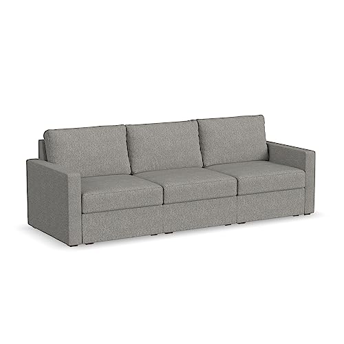 Flexsteel Flex Gray Sofa with Standard Arm
