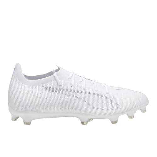 PUMA Mens Ultra 5 Pro Firm GroundArtificial Ground Soccer Cleats - White - Size 10.5 M