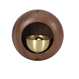 Japanese Style Dopamine Door Bell, Shopkeepers Bell for Door Opening, Round Wooden Magnetic Sucktion and Pasting Shopkeepers Bell, Entry Alert Chime for Home Office Shop