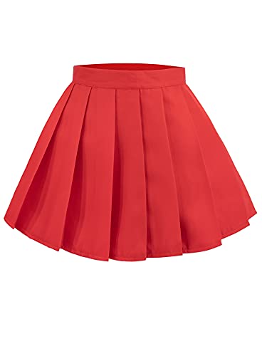 Amazon.com: C-ZOFEK Red Pleated Mini Skirt US Plus Size Skater Amazon.com: C-ZOFEK Red Pleated Mini Skirt US Plus Size Skater