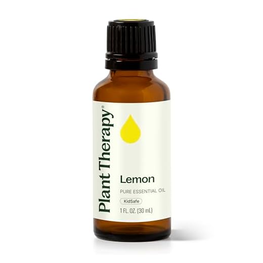 Plant Therapy Lemon Essential Oil for Diffuser 30 mL (1 oz) 100% Pure, Undiluted, Natural Aromatherapy, Lemon Oil for Skin, Lemon Oil for Cleaning, Therapeutic Grade