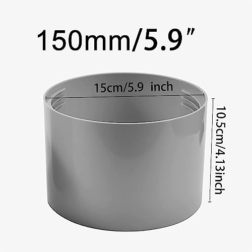 COLEESON Universal Thread Coupling for Portable Air Conditioner Exhaust Hose Coupler, Exhaust Hose Connector for Portable Air Conditioner 150mm