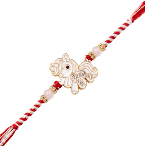Image of I Jewels Fancy Cartoon Kids Rakhi With Roli Chawal & Rakshabandhan Card for Bro /Brother /Bhai