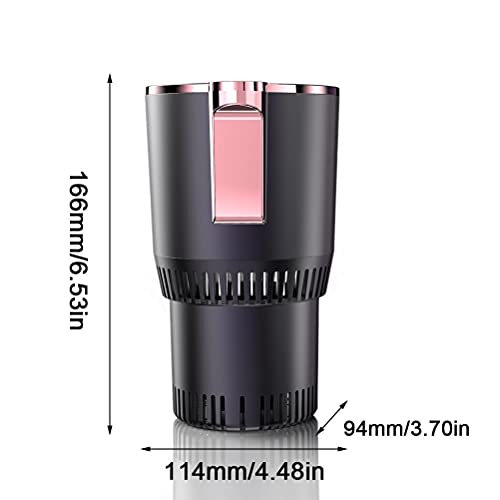 Klanata Smart Cup Holder, 2 in 1 Car Cooler Warmer, Cup Holder Drink Holder for Car, Mug Holder with Cooling and Heating Functions, Car Heating Cup (Purple Gold) by Klanata - Image 2