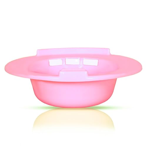 Image of OnlyRajesh Sitz Bath Tub for Adults - Sturdy Hot Hip Bath Tub for Piles Pain Relief, Fissure & Postpartum Recovery, Naturopathy, Fistula Treatment - Postpartum Essentials, Adult Bath Tubs - Pink
