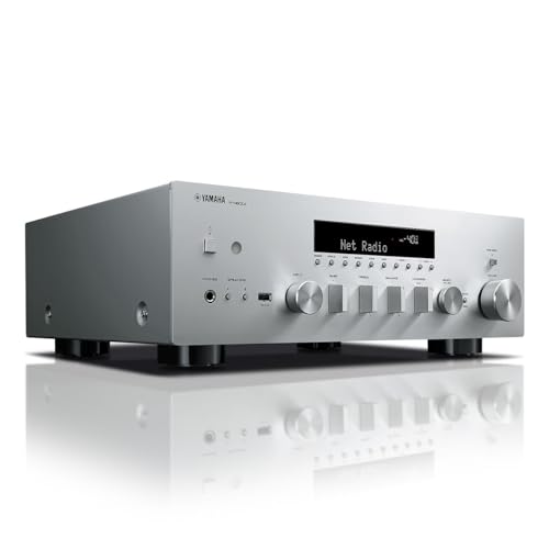 Sintoamplificador Yamaha R-N600A HI-FI Phono In DAC WIFI | plata - Imagen 4