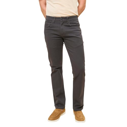 VICTORIOUS Men's Slim Fit Colored Jeans GS21 - Charcoal - 40/34
