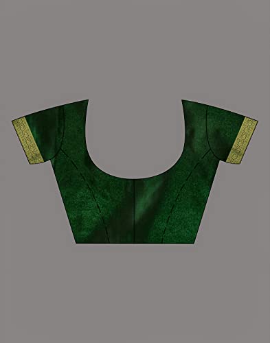 HOUSE OF BEGUM Banarasi Handloom Satin Silk Saree With Embroidery Work with Blouse Piece-STMB-Saree - Image 6