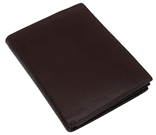 MARSHAL RFID Blocking Bifold Hipster Multi Credit Card ID Holder Wallet Premium Leather (Burgundy)4