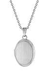 trendor Medaillon mit Damen-Halskette Silber 925 75742-42 42 cm
