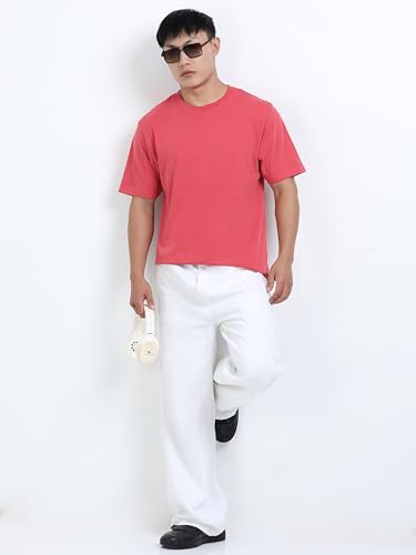 Image of Men's T-Shirts Ringspun Cotton Crew Neck Tee Shirts|Casual Wear T Shirt | Pre Shrunk with Panel Wash