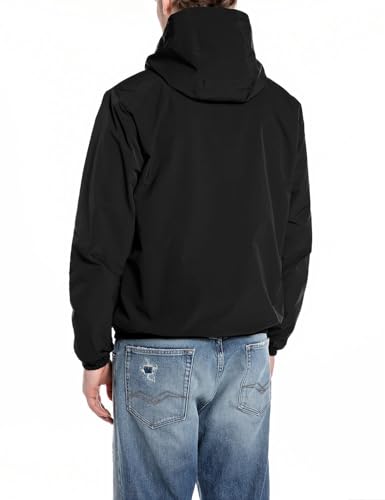 Replay Herren Jacke, 098 Black (Schwarz), S – Ansicht 2