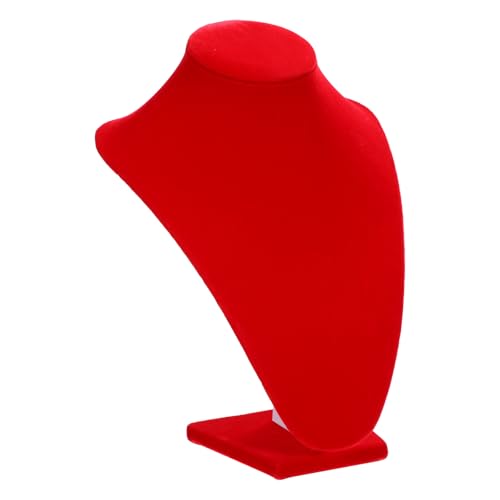 Healeved Necklace Mannequin Display Stand V Neck Jewelry Display Rack for Necklaces Pendants and Chains Handmade Cardboard Jewelry Holder for Home Store Gallery and Exhibition 9.84 X 7.08 X 5.90 in by Healeved - Used condition - US$13.13
