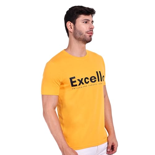Image of EXCELLO Men's 100% Pure Cotton T-Shirt || Super Soft, Breathable, Premium Material.